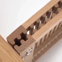 Schuhschrank mit Lamellen-Türen - Azuro