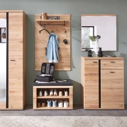 Schuhschrank mit Schublade und zwei Türen - Latenda