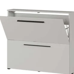 Schuhschrank zum Aufhängen in Hellgrau - Guaran