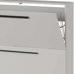 Schuhschrank zum Aufhängen in Hellgrau - Guaran