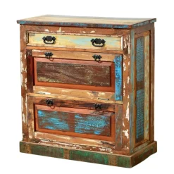 Schuhschränkchen Jamaica im Shabby Chic Design