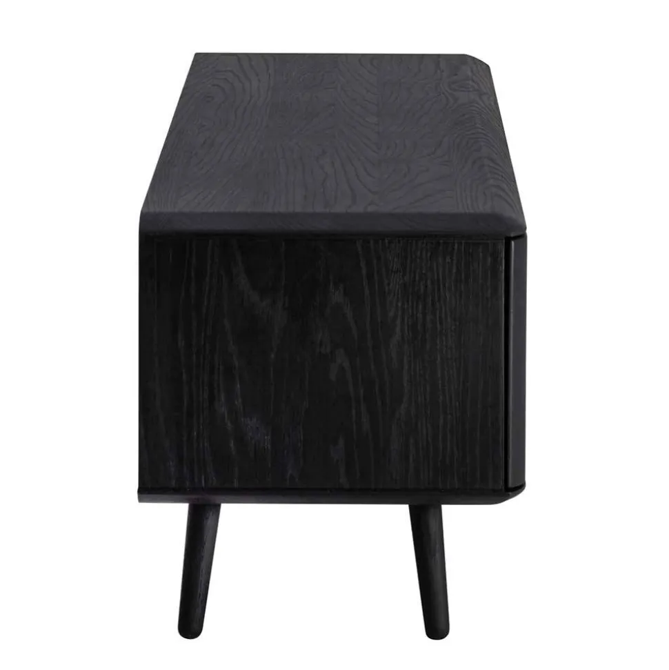 Schwarz geöltes TV Board aus Eiche - Vlotho