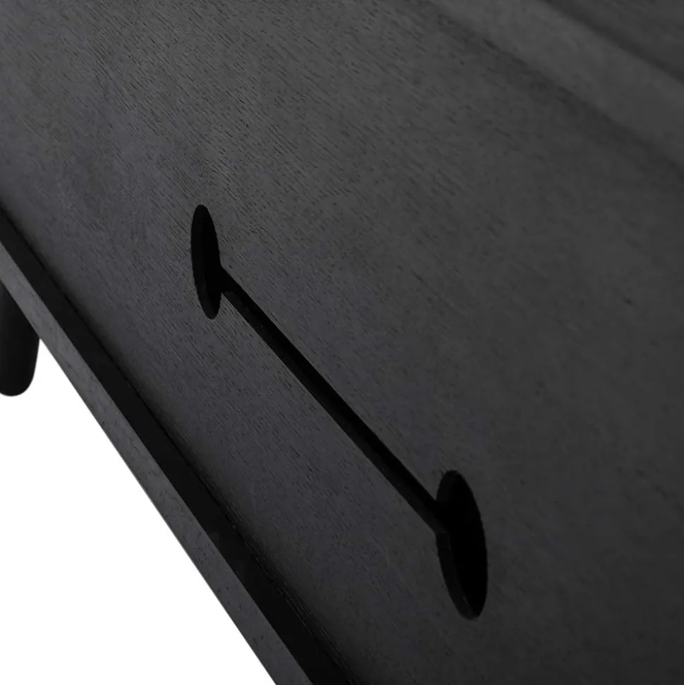 Schwarz geöltes TV Board aus Eiche - Vlotho