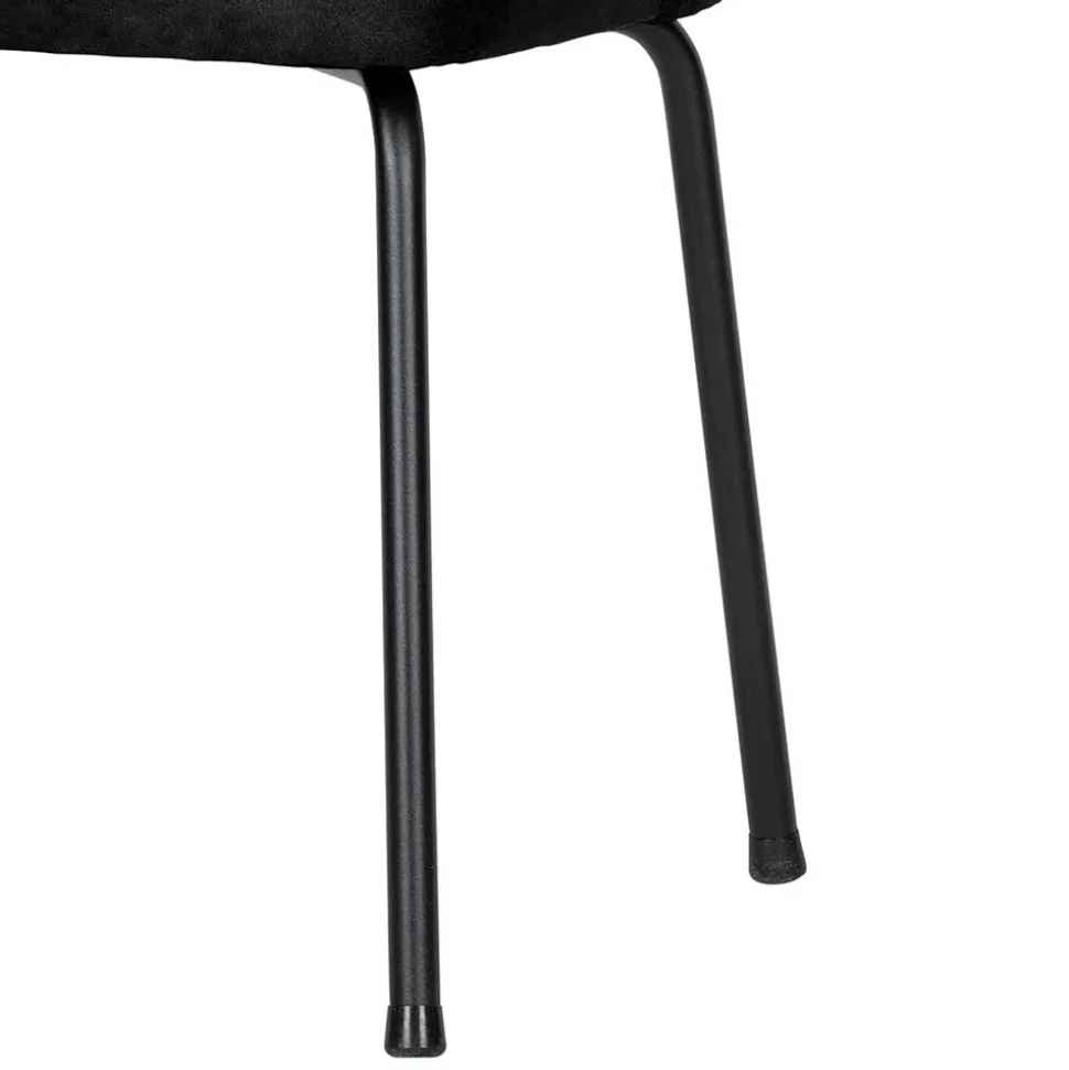 Schwarze Stühle aus Recyclingleder - Amaikan (2er Set)