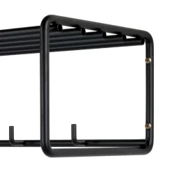 Schwarze Wandgarderobe & Spiegel - Creemas (zweiteilig)