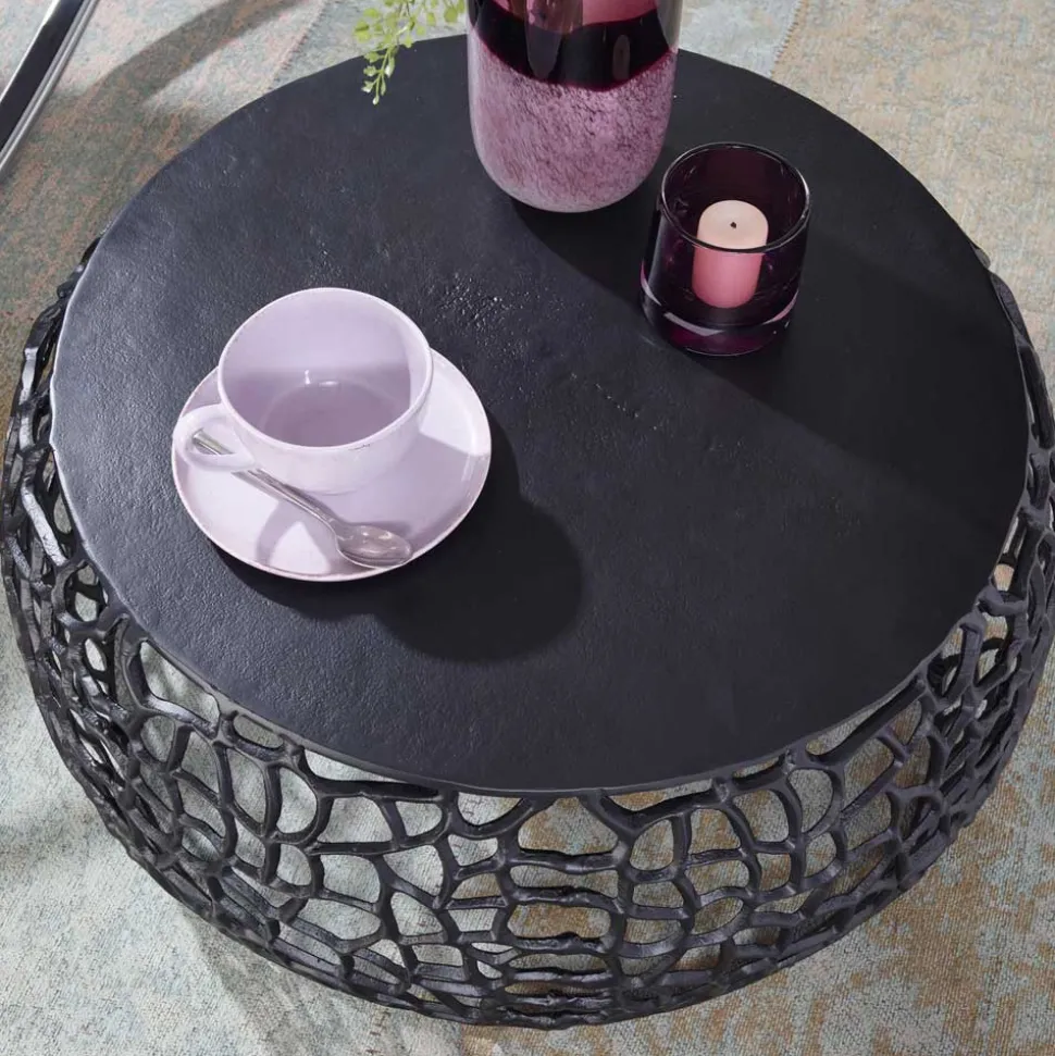 Schwarzer Designtisch fürs Wohnzimmer - Ernestan