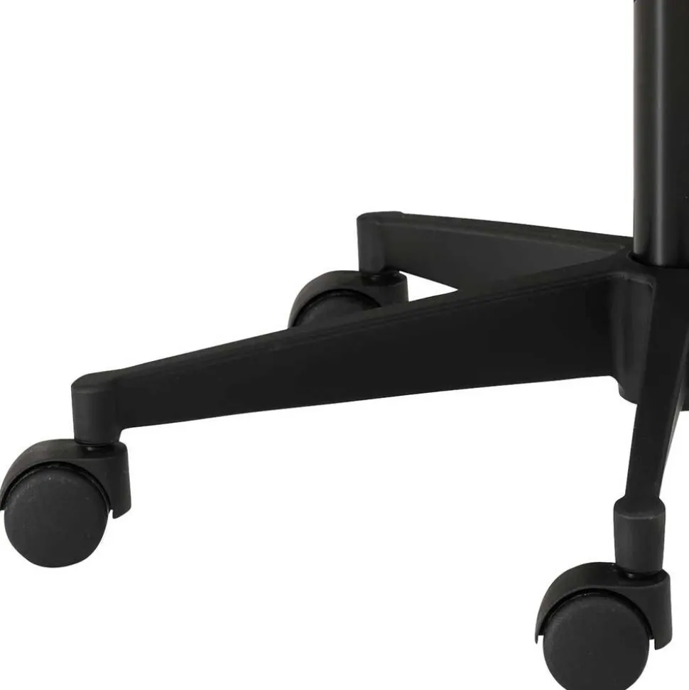 Schwarzer Drehstuhl Hocker höhenverstellbar - Careful