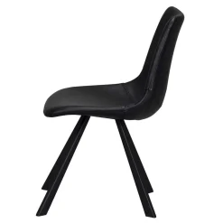 Schwarzer Eiche Esstisch & Stühle - Namac (fünfteilig)