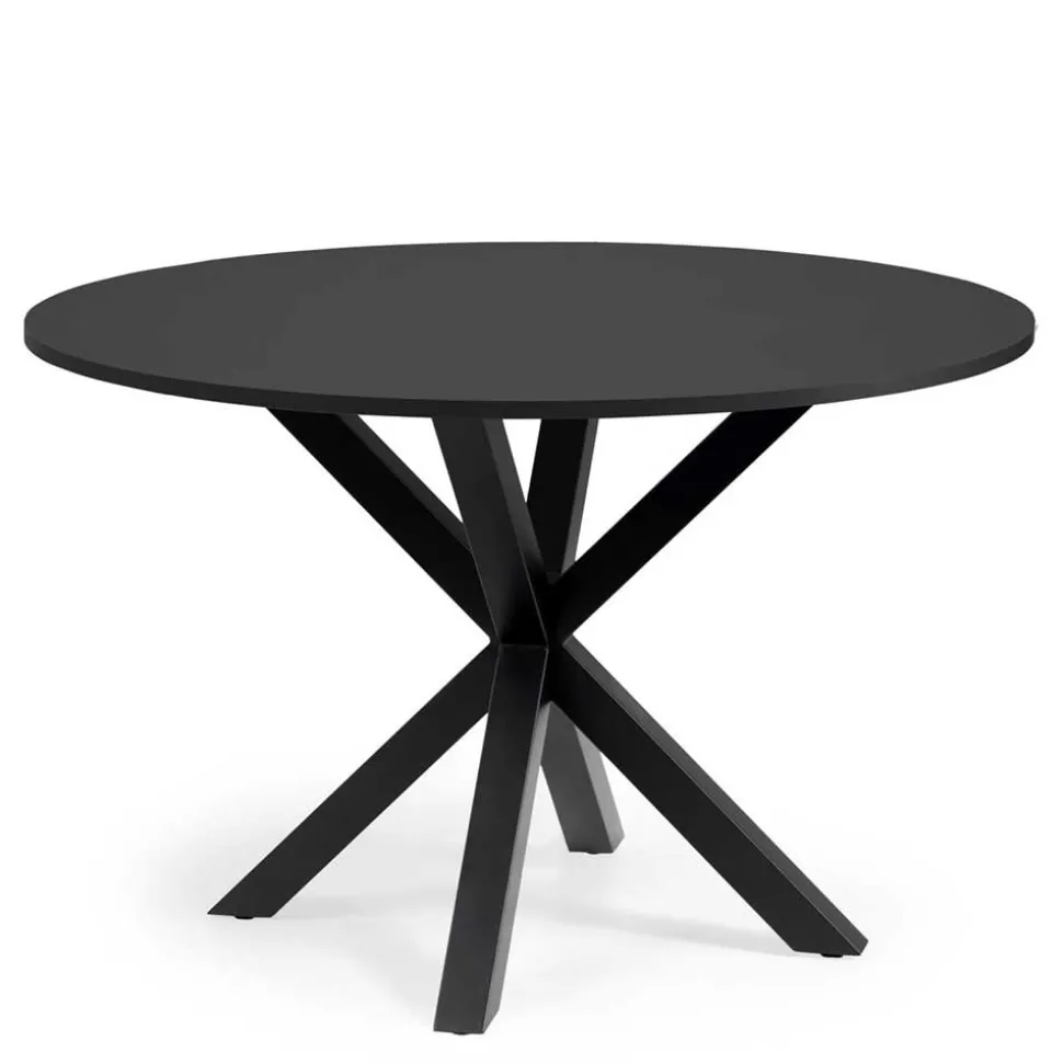 Schwarzer Küchentisch in modernem Design - Aknita