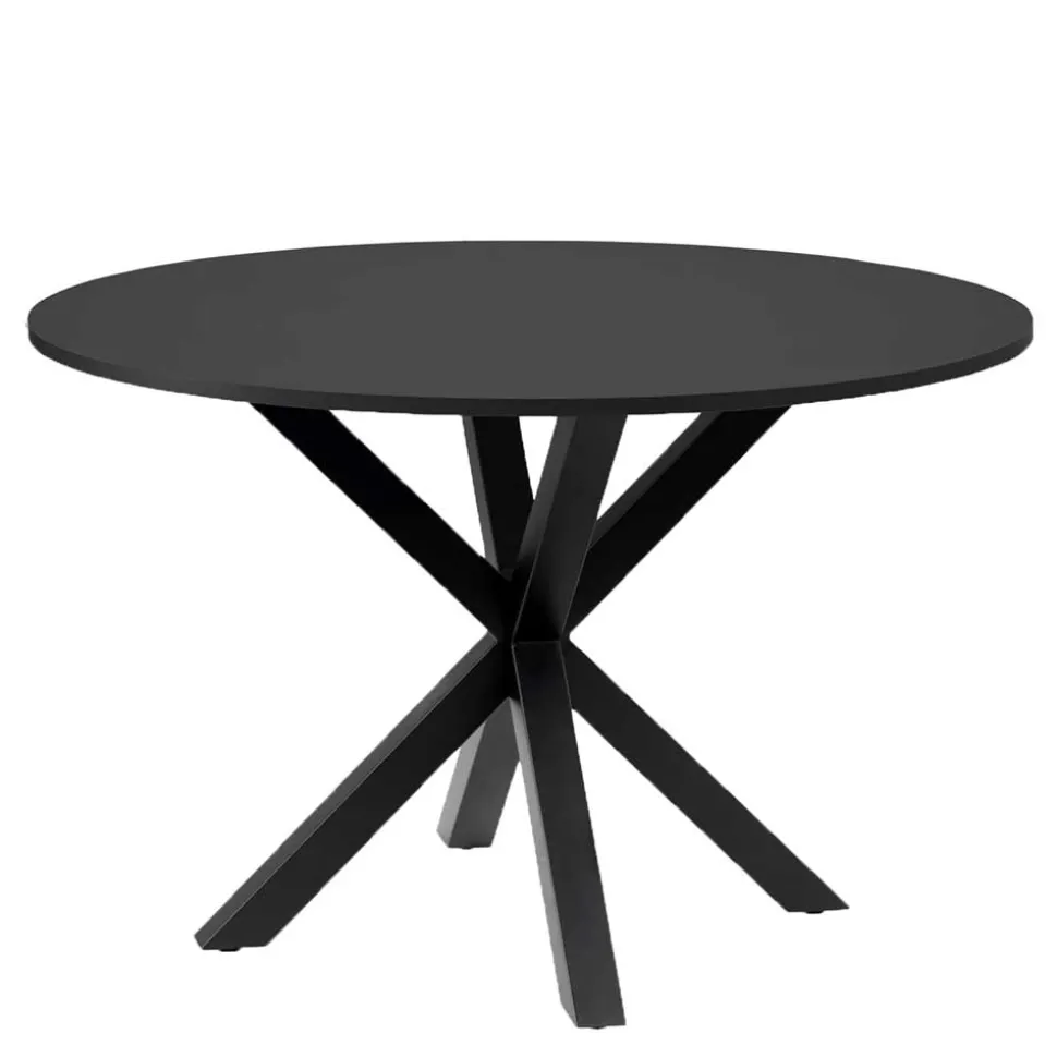 Schwarzer Küchentisch in modernem Design - Aknita