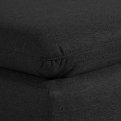 Schwarzer Polstersessel 100 cm breit - Voscona