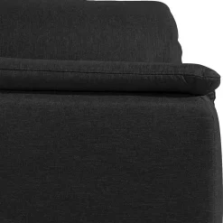 Schwarzer Polstersessel 100 cm breit - Voscona