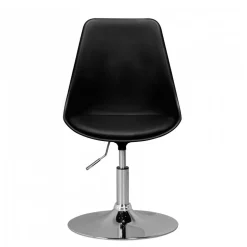 Schwarzer Schalenstuhl drehbar & höhenverstellbar - Alberton