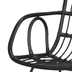 Schwarzer Schaukelstuhl modern - Italiano