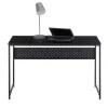 Schwarzer Schreibtisch 120x60 cm - Irona