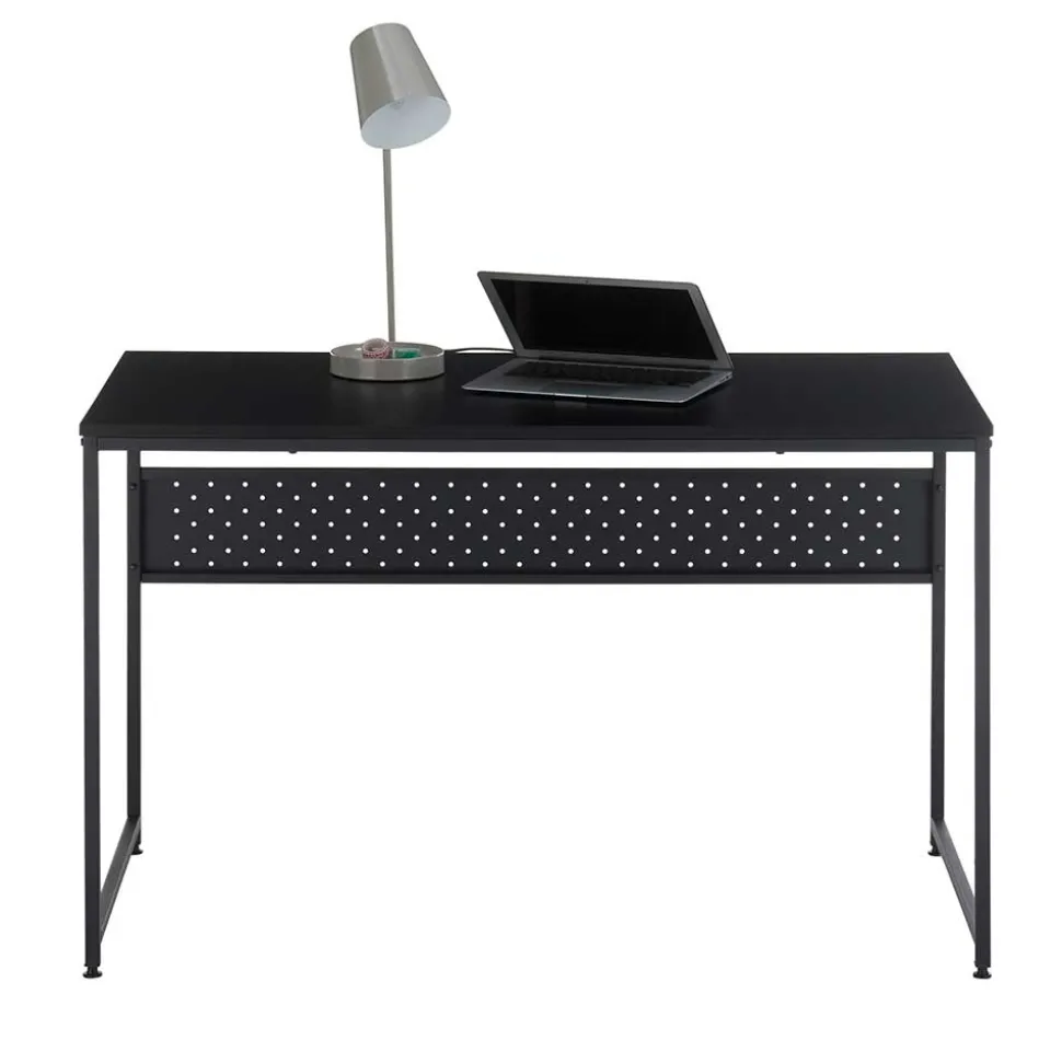 Schwarzer Schreibtisch 120x60 cm - Irona