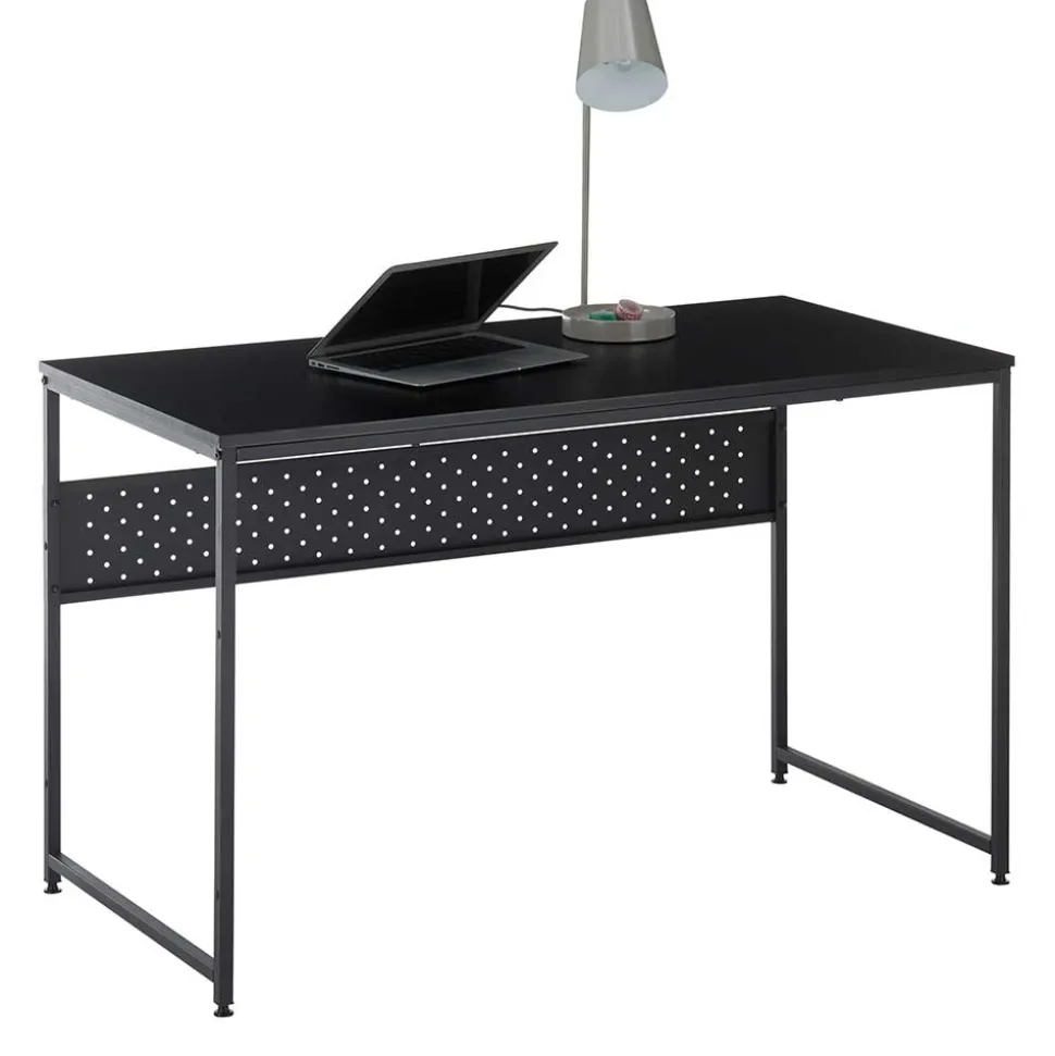 Schwarzer Schreibtisch 120x60 cm - Irona