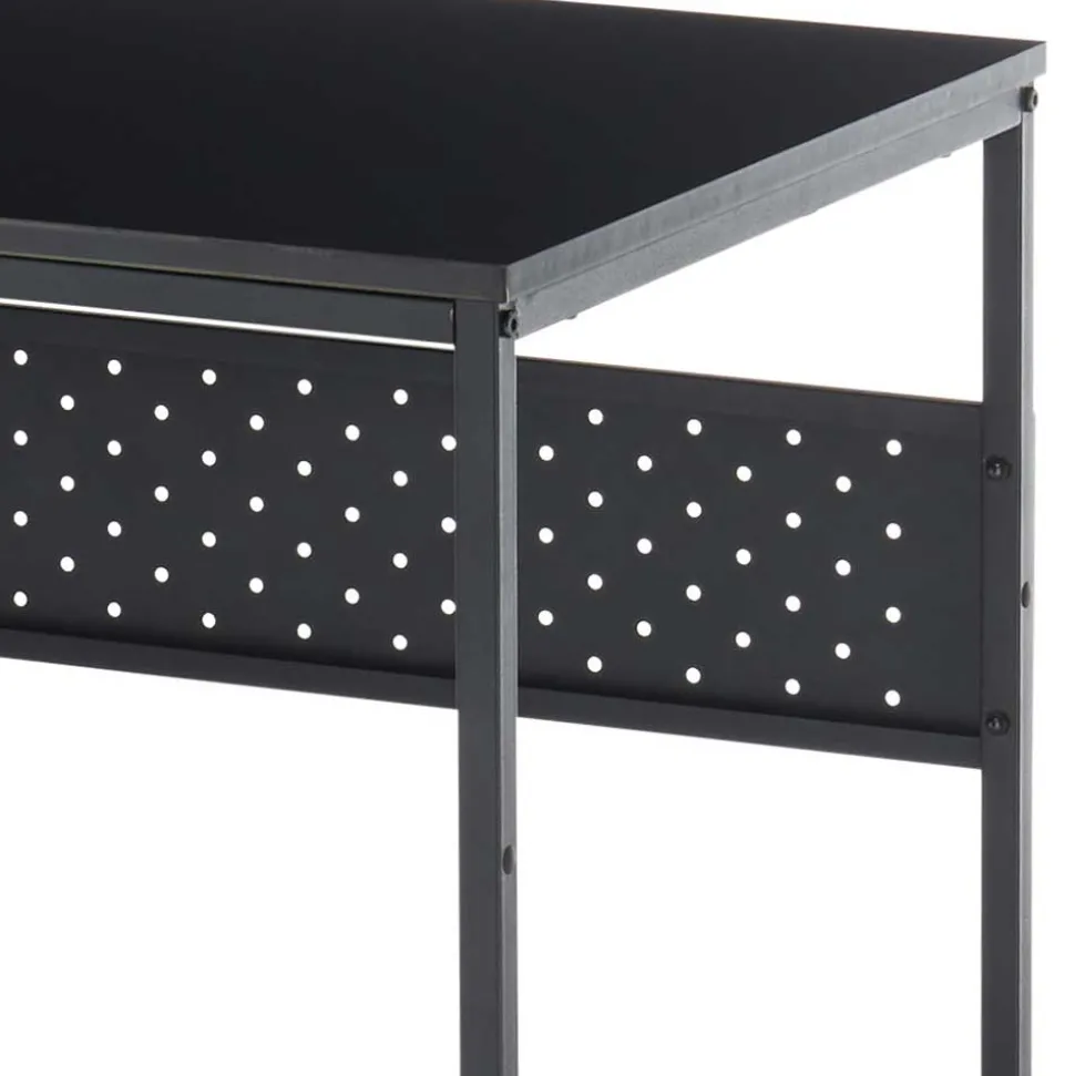 Schwarzer Schreibtisch 120x60 cm - Irona