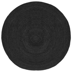 Schwarzer Teppich aus Jute - Cerbula