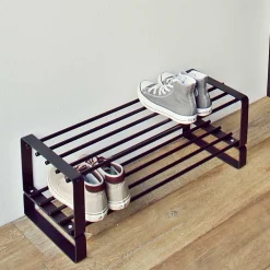 Schwarzes Schuh-Regal aus Stahl - Satroni