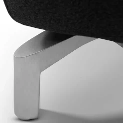 Schwarzes Zweier Sofa mit Relaxfunktion - Salma