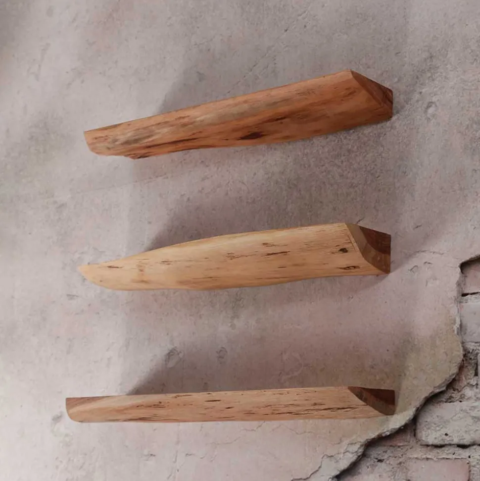 Schwebende Wandboards Baumkante - Stamfort (3er Set)