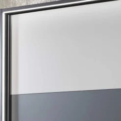 Schwebetüren Kleiderschrank in Hellgrau & Dunkelgrau - Guadiana