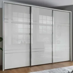 Schwebetüren Kleiderschrank mit Glas Front - Ekino