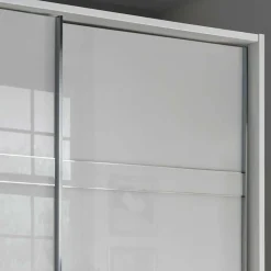 Schwebetüren Kleiderschrank mit Glas Front - Ekino