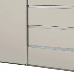 Schwebetüren-Kleiderschrank in Champagner - 3-türig - Vilantinos