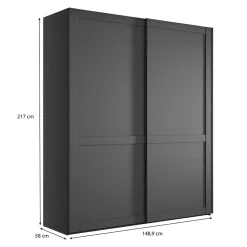 Schwebetüren-Schlafzimmerschrank im Landhausstil - Mataram