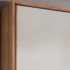 Schwebetürenschrank in Kernbuche & Beige - Krofun