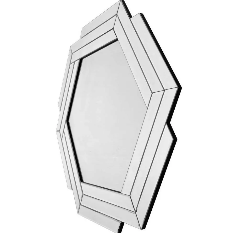 Sechseckiger Design Spiegel für Wandmontage - Gionta