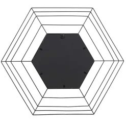 Sechseckiger Spiegel im Spinnweben Design - Vivenda