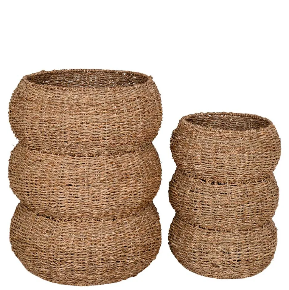 Seegras Körbe im Landhausstil - Lottessa (zweiteilig)