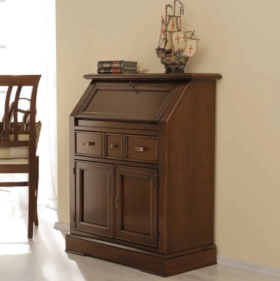 Sekretär in Walnussfarben Antik - Istefanio