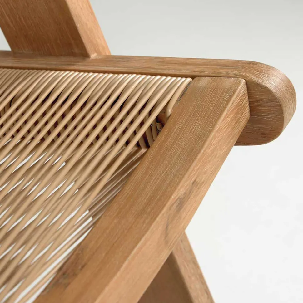 Sessel aus Kunstrattan & Massivholz - Weymo