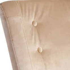 Sessel aus Samtvelours Beige - Modena