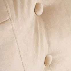 Sessel aus Samtvelours Beige - Modena