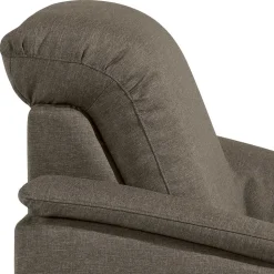 Sessel in Beigegrau und Nussbaum - Abecra