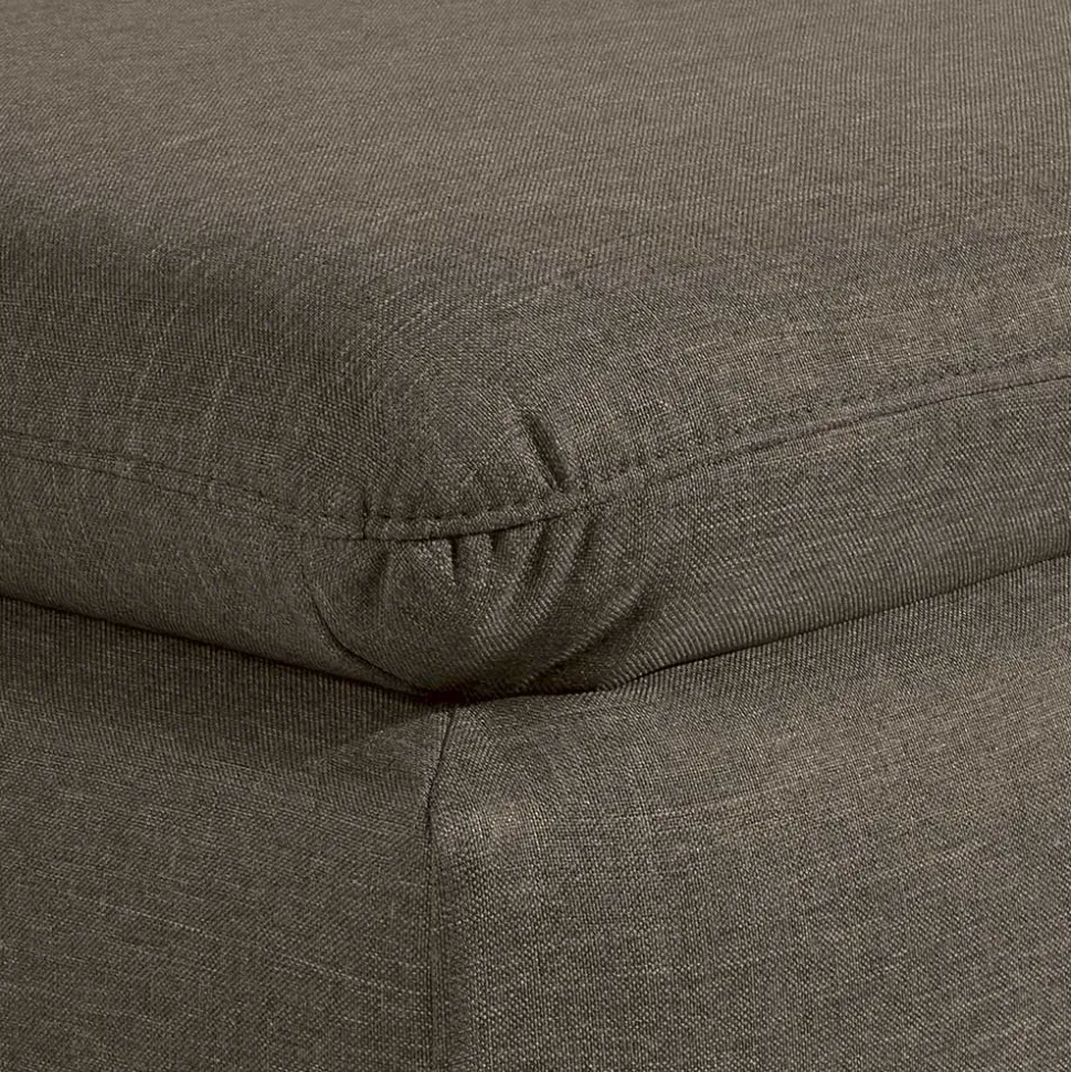 Sessel in Beigegrau und Nussbaum - Abecra