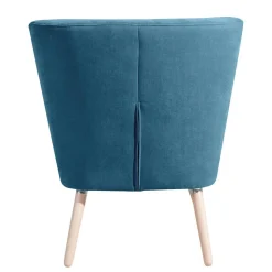 Sessel in Petrol Blau Velours - Curedo