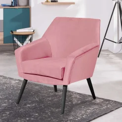 Sessel in Rosa und Schwarz - Lanaca