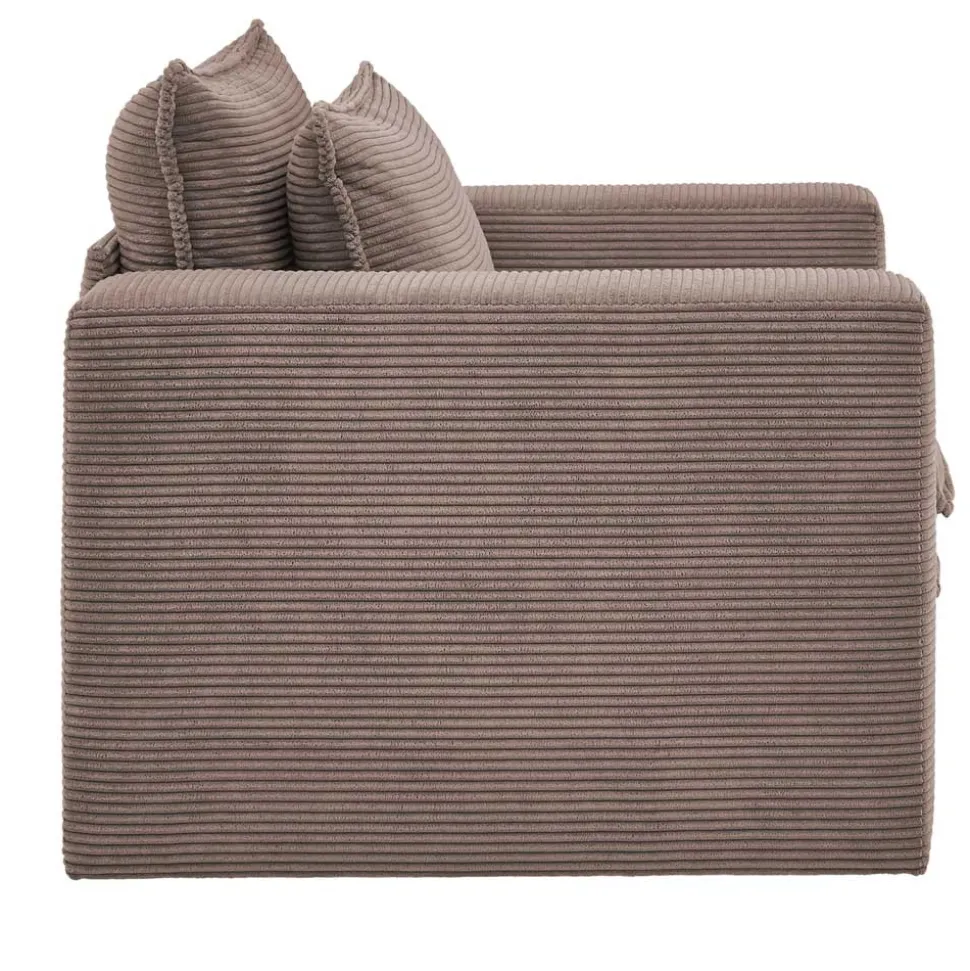 Sessel mit Hocker im Set - Anyna (zweiteilig)