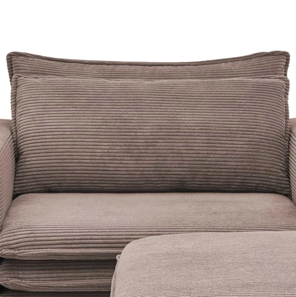 Sessel mit Hocker im Set - Anyna (zweiteilig)