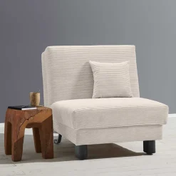 Sessel mit Schlaffunktion in Beige - Samurai