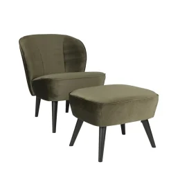Sessel Vontada in Dunkelgrün