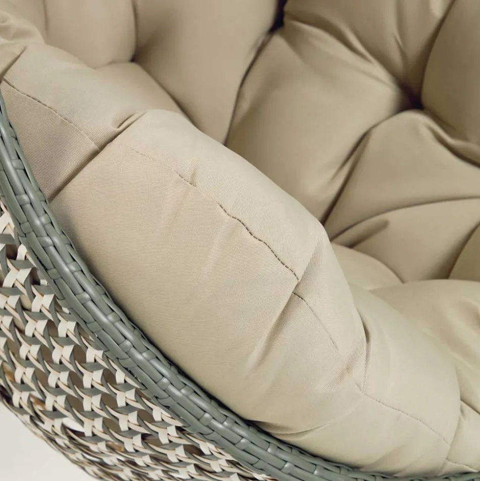 Sessel zum Aufhängen aus Geflecht Kunstrattan - Luka