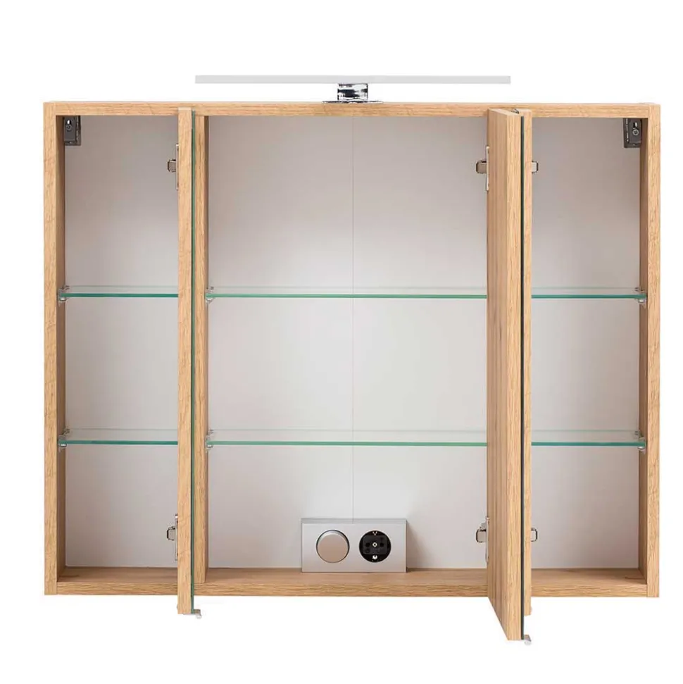 Set Badmöbel in Holz Optik - Neuzera (vierteilig)