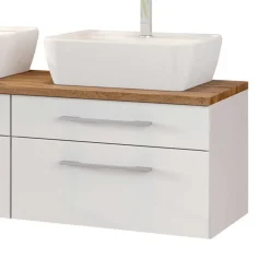 Set Bad-Möbel mit Doppelwaschtisch - Enwicos (dreiteilig)